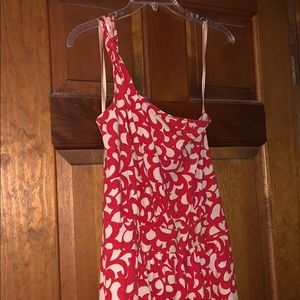 GAP one shoulder knit dress medium